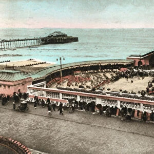 The bandstand, Worthing, West Sussex, early 20th century