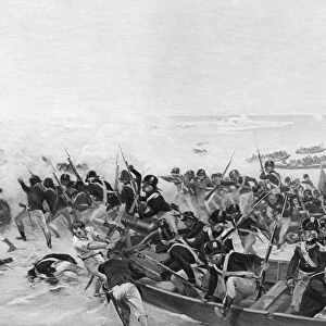The Battle of Aboukir, Egypt, 1801