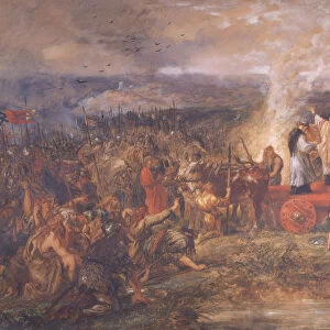 Battle of the Standard, Northallerton, Yorkshire, 22nd August 1138, (1880). Artist