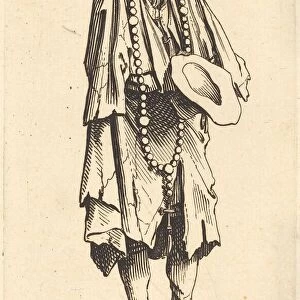 Beggar with Rosary, c. 1622. Creator: Jacques Callot
