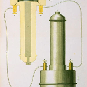 Bell telephone, 1882. Artist: Alexander Graham Bell
