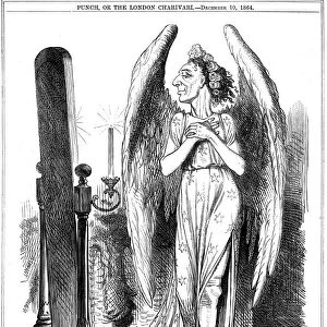 Benjamin Disraeli, British Conservative, cartoon from Punch, 1864. Artist: John Tenniel