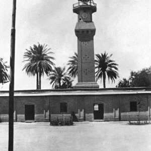 Block tower, 31st British general hospital, Baghdad, Mesopotamia, WWI, 1918
