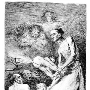 Blow, 1799. Artist: Francisco Goya
