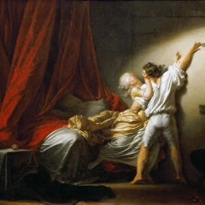 The Bolt (Le Verrou). Artist: Fragonard, Jean Honore (1732-1806)