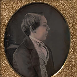 Boy in Profile, 1850s. Creator: Unknown