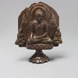 Buddha Calling the Earth to Witness (Bhumisparshamudra), Pala period, 8th / 10th century