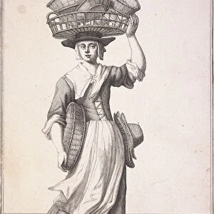 Buy a fine Table Basket, Cries of London, (1688?)