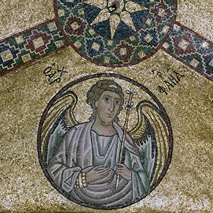 A byzantine mosaic of the Archangel Raphael, 11th century