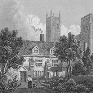 Canterbury Cathedral. Kent, c1831. Artist: Henry Adlard
