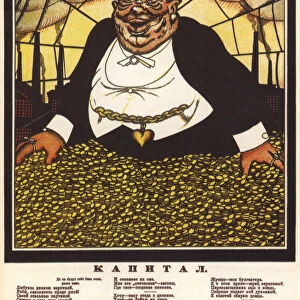 The capital (Poster), 1920. Artist: Deni (Denisov), Viktor Nikolaevich (1893-1946)