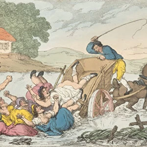 The Carter and the Gipsies, May 10, 1815. May 10, 1815. Creator: Thomas Rowlandson