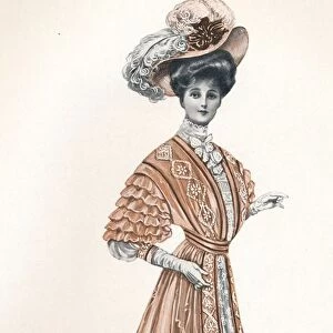 A Catalogue Illustration of an Edwardian lady, c1908. Artist: Andre & Sleigh