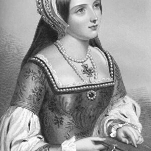 Catherine Parr (1512-1548), the sixth wife of King Henry VIII, 1851. Artist: WH Mote
