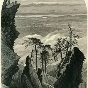 The Catskills, Sunrise from South Mountain, 1874. Creator: Samuel Valentine Hunt