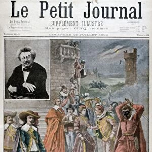 Centenary of the birth of Alexandre Dumas, 1902. Artist: Yrondy