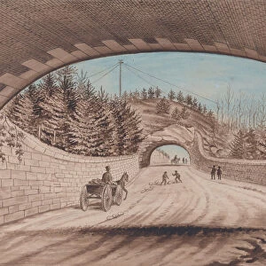 Central Park, Transverse Road No. 2, 1870. Creator: EP