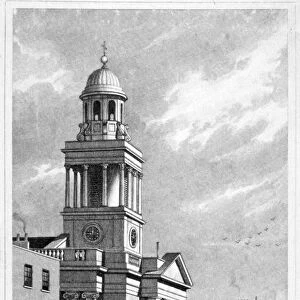 Chapel of Ease which might also be Christ Church, Cosway Street, Marylebone, London, 1827
