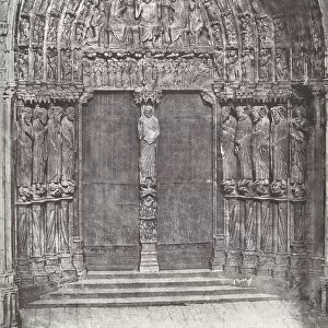 [Chartres Cathedral, Central Portal of the South Transept; The Last Judgment], 1855