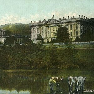 Chatsworth House, late 19th-early 20th century. Creator: Unknown