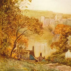 Chepstow Castle, On The Wye, c1910. Artist: Alfred Edward East
