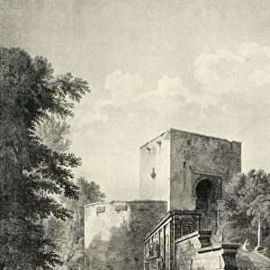 Chief gate of the Alhambra, 19th century, (1907). Creator: Unknown