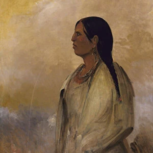 A Choctaw Woman, 1834. Creator: George Catlin