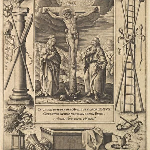 Christ on the Cross, before 1604. Creator: Antonius Wierix