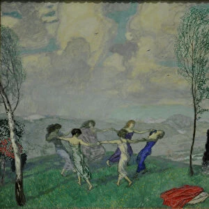 Circle Dance, 1910. Creator: Stuck, Franz, Ritter von (1863-1928)