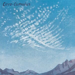 Cirro-Cumulus - A Dozen of the Principal Cloud Forms In The Sky, 1935
