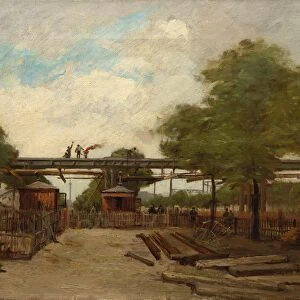 Construction of an Elevated Railway: Bridge over the Cours de Vincennes, 1888. Creator