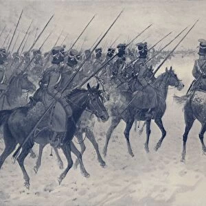 Cossacks Awaiting A French Cavalry Charge, 1812, (1896)