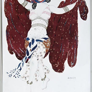 Costume design for the ballet Cleopatre, 1909. Artist: Bakst, Leon (1866-1924)
