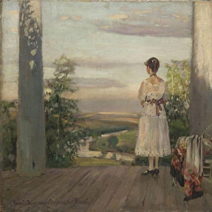 Country house of Anton Chekhov at Melikhovo, 1910s. Artist: Vinogradov, Sergei Arsenyevich (1869-1938)
