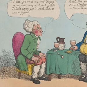Cracking a Joke!!, 1813?. 1813?. Creator: Thomas Rowlandson