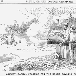 Cricket - Capital Practice for the Round Bowling of the Period, 1859