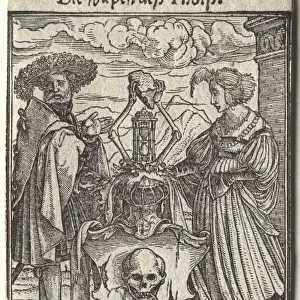 Dance of Death: The Coat of Arms of Death. Creator: Hans Holbein (German, 1497 / 98-1543)