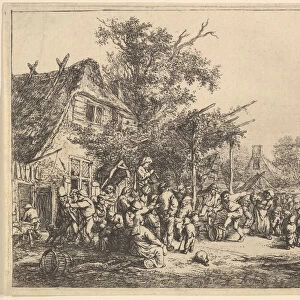Dance Under the Trellis, 1610-85. Creator: Adriaen van Ostade