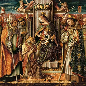 The Delivery of the Keys, c. 1490. Artist: Crivelli, Carlo (c. 1435-c. 1495)