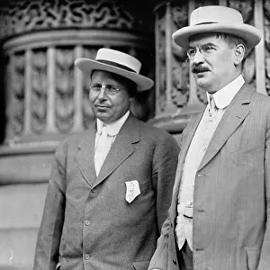 Democratic National Convention - Governor James Cox of Ohio; Rep. J.J. Fitzgerald of New York, 1912. Creator: Harris & Ewing. Democratic National Convention - Governor James Cox of Ohio; Rep. J.J. Fitzgerald of New York, 1912