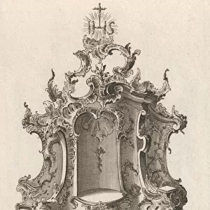 Design for a Tabernacle, Plate 4 from the series Tabernacle, Printed ca. 1750-56