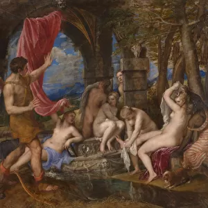 Diana and Actaeon, 1556-1559. Artist: Titian (1488-1576)