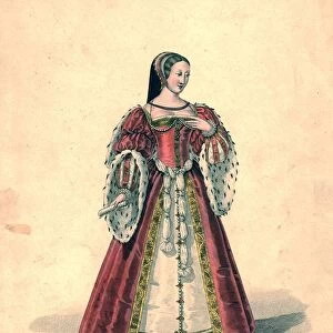 Diane de Poitiers, (early 19th century). Creator: Georges Jacques Gatine