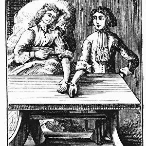 Direct person-to-person blood transfusion performed at the wrist, 1679