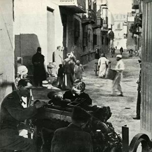 Dispersed in the back streets of Cairo is a whole little industry... c1942-1943, (1945)