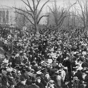 Easter egg rolling, The White House, Washington DC, USA, 1908