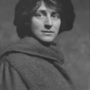 Eastman, Crystal, Miss, portrait photograph, 1916 Mar. 29. Creator: Arnold Genthe