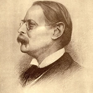 Edmund William Gosse, English poet, author and critic, 1913. Artist: Frank Dicksee