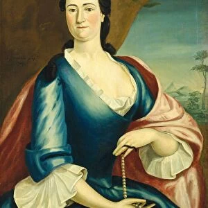 Elizabeth Fulford Welshman, 1749. Creator: John Greenwood