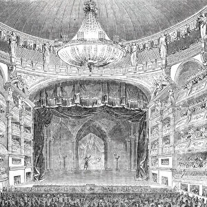 English theatricals at Paris - the Salle Ventador, 1844. Creator: Unknown